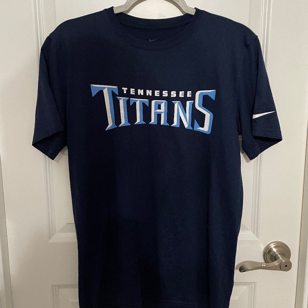 Nike Tennessee Titans Navy Short-Sleeve Team T-Shirt